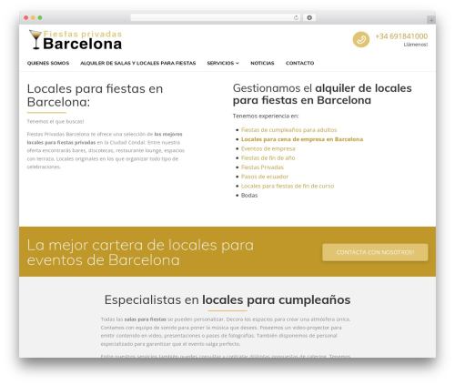 Nur WordPress theme - fiestasprivadasbarcelona.com