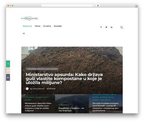 Theme WordPress GutenType - kruzna-ekonomija.com