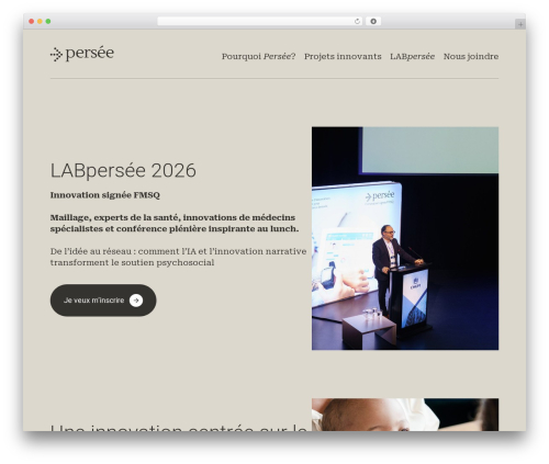 TREIZE WordPress theme - persee.org