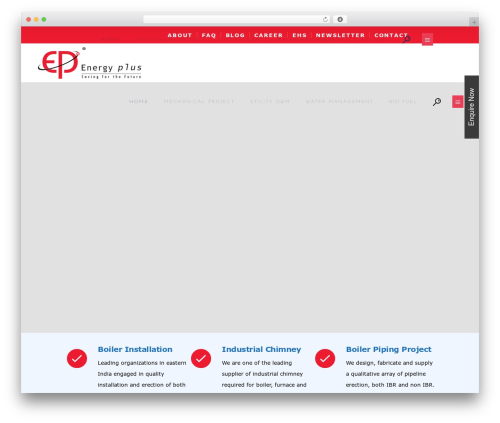 WordPress theme BoostUp - energyplusindia.com
