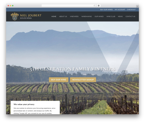 WordPress theme Divi - nieljoubert.co.za