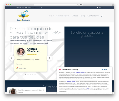 Website chat button kommo integration WordPress plugin - librededeuda.com