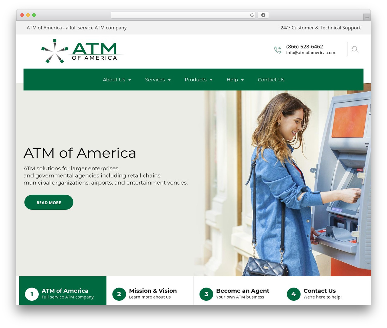 Advisor WordPress theme - atmofamerica.com