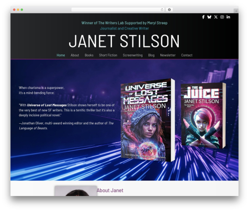 Novelist (novelist) free WordPress plugin - janetstilson.com