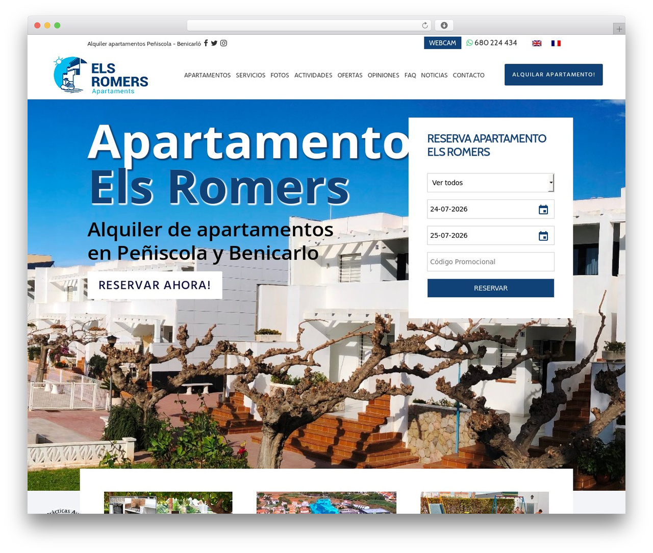 Bridge WordPress theme - elsromers.com