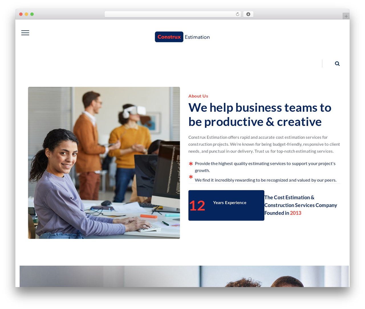 Devfox premium WordPress theme - construxestimation.com Devfox premium WordPress theme - construxestimation.com