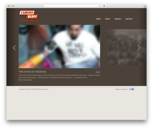 Elastik WordPress theme - caminobluff.com