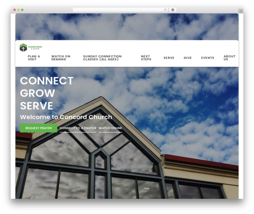Float best WordPress theme - concordchurch.com