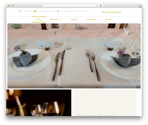 Side menu pro WordPress plugin - alristorantino.ch