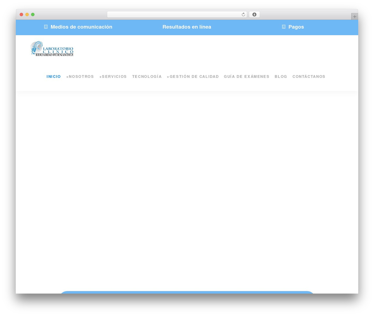 Theme WordPress Atomlab - laboratorioeduardofernandez.com
