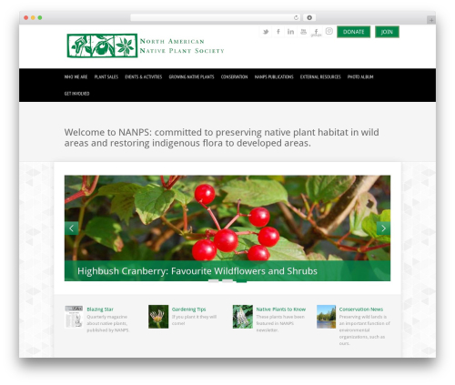 Theme WordPress Natural Theme - nanps.org