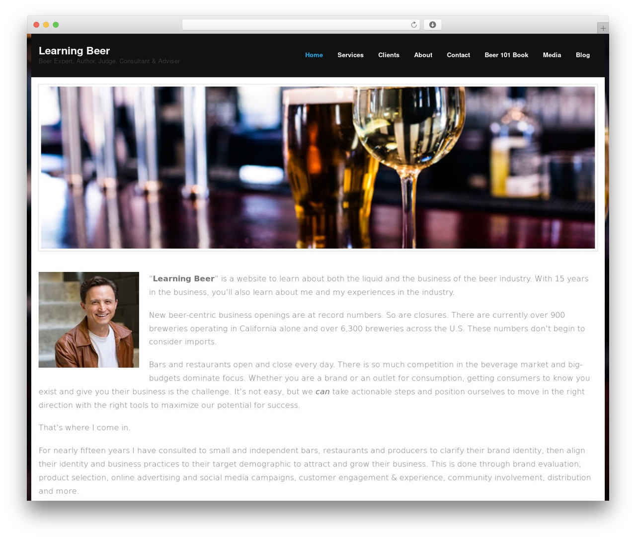 Theme WordPress Shuttle - learningbeer.com