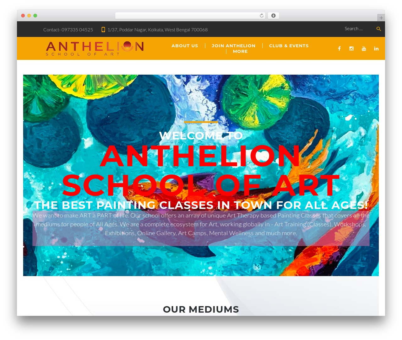 WordPress theme Artwork - anthelionartschool.com WordPress theme Artwork - anthelionartschool.com