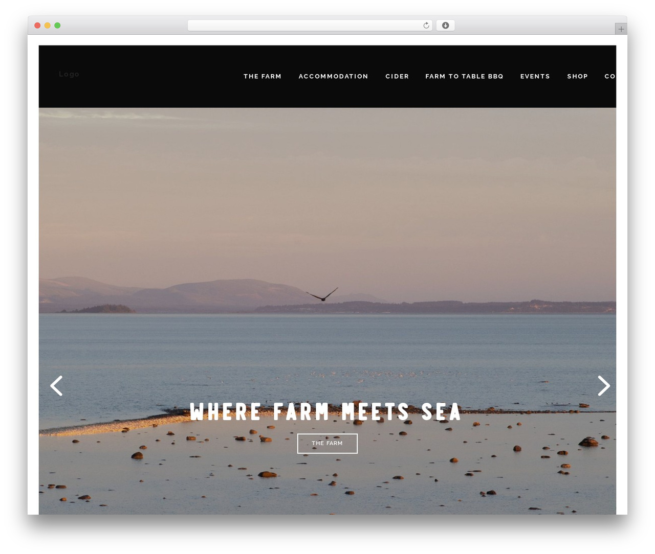 WordPress theme Borderland - fossilbeachfarm.com