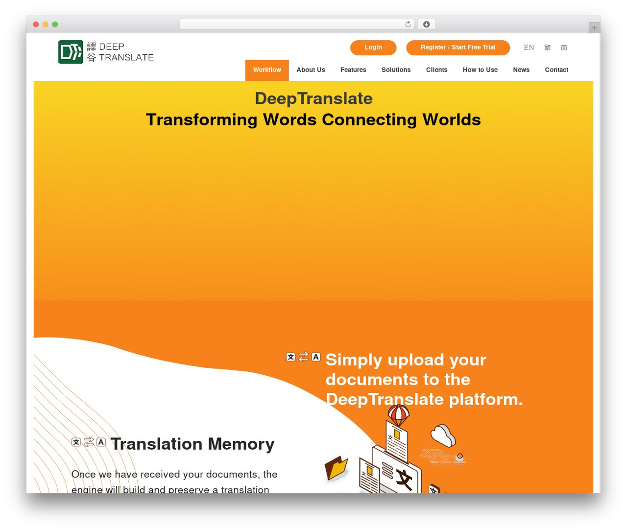 WordPress theme Lorada - deeptranslate.hk