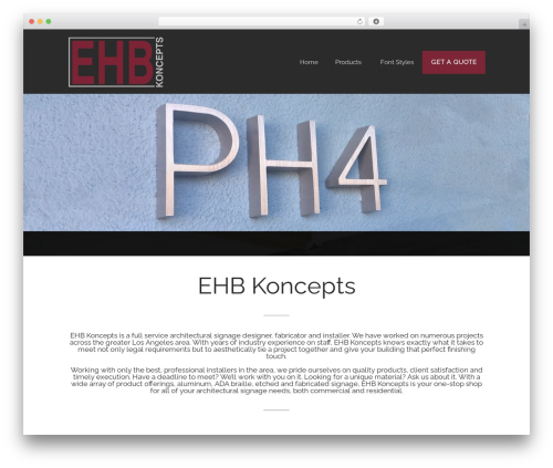 Caboom theme WordPress - ehbkoncepts.com