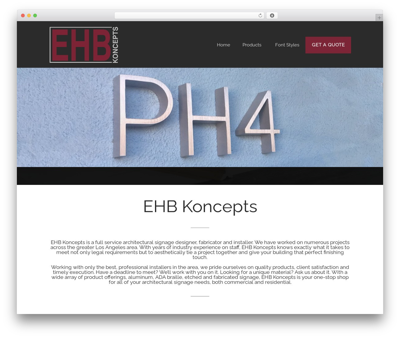 Caboom theme WordPress - ehbkoncepts.com