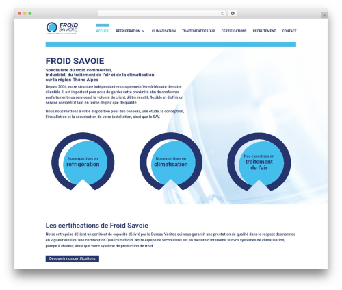 Divi theme WordPress - froidsavoie.com