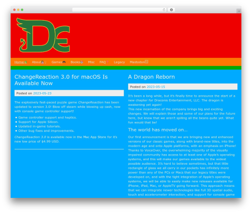 Dragon Blaster WordPress theme - draconis.llc Dragon Blaster WordPress theme - draconis.llc