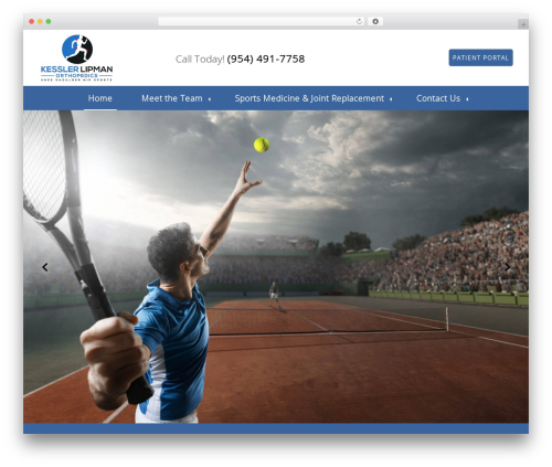 Genesis WordPress theme - soflasportsmed.com