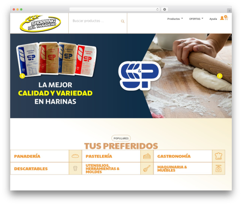 Hello Elementor theme WordPress - shoppingdelpanadero.com