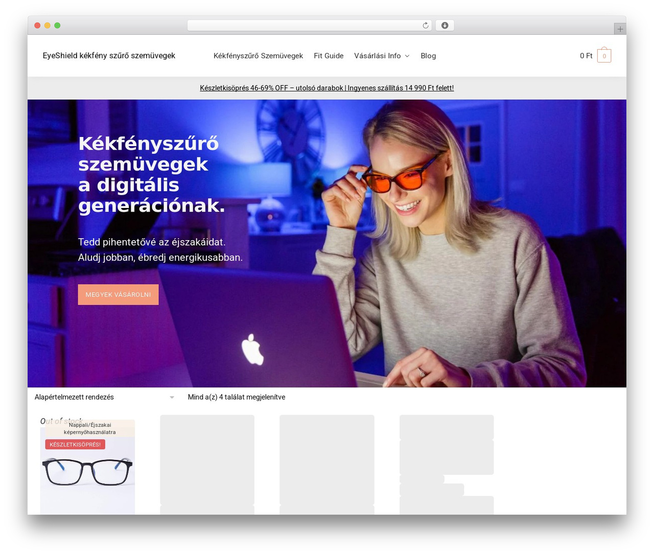 Shoptimizer Child Theme WordPress ecommerce theme - eyeshield.hu