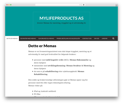 Simone WordPress theme - mylifeproducts.no Simone WordPress theme - mylifeproducts.no