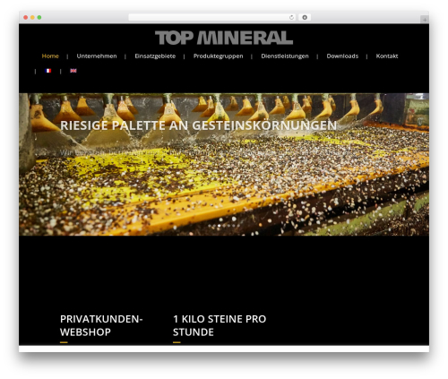 Theme WordPress Bridge - topmineral.de
