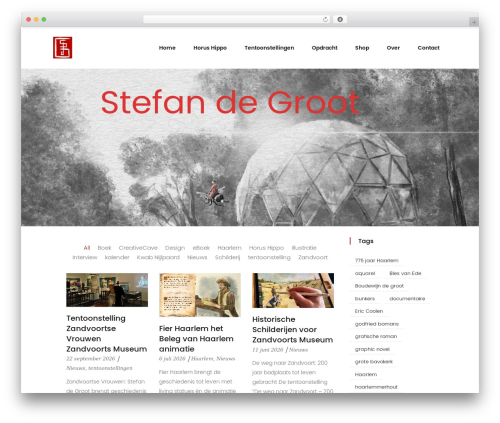 WordPress theme Bumblebee - stefandegroot.net
