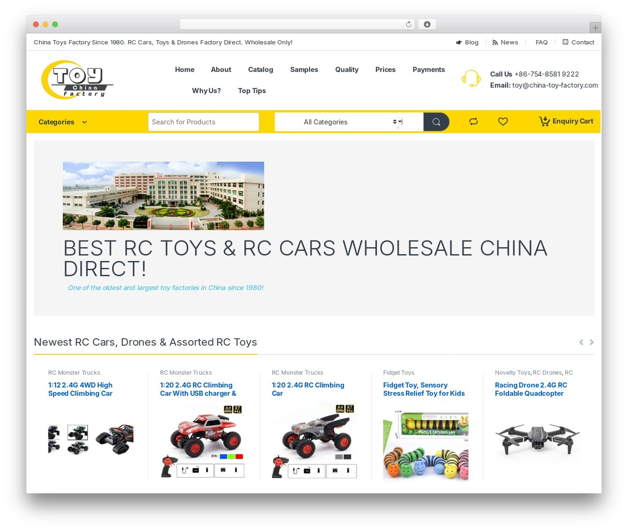 WordPress theme Electro - china-toy-factory.com