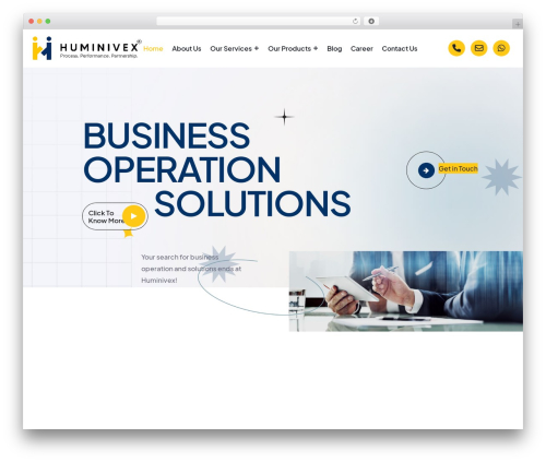 WordPress theme BizzPro - huminivex.com WordPress theme BizzPro - huminivex.com