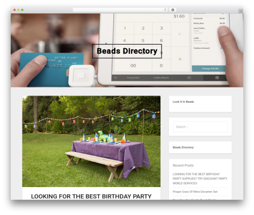 WordPress theme Businessly - beadsdirectory.com