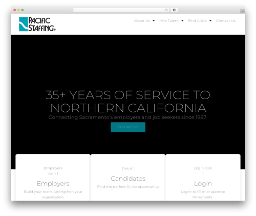 WordPress theme Hello Elementor - pacificstaffing.com