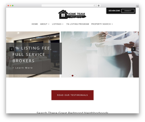 WordPress theme Peak - hometeamoffice.com