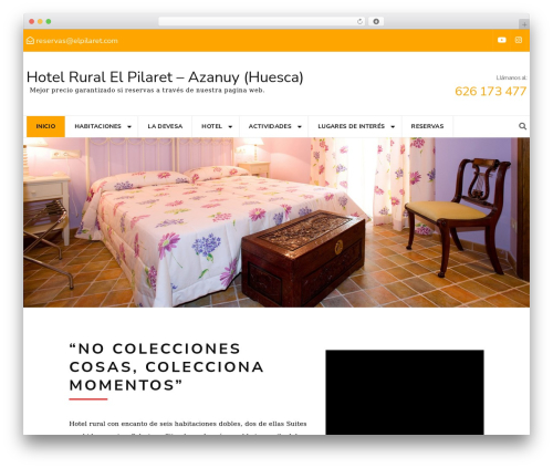 WordPress website theme Tour Operator - elpilaret.com