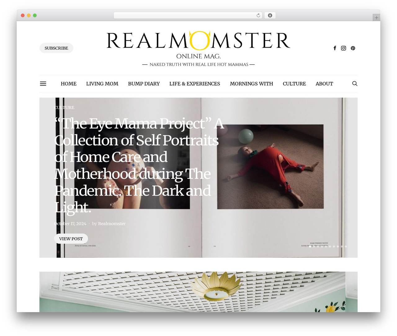 Authentic WordPress theme - realmomster.com Authentic WordPress theme - realmomster.com