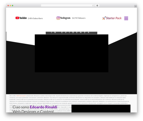 Custom theme WordPress - edoardorinaldi.com Custom theme WordPress - edoardorinaldi.com
