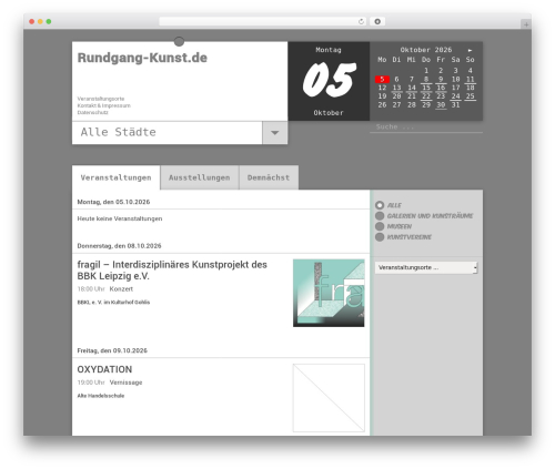 Default Theme theme WordPress - rundgang-kunst.de