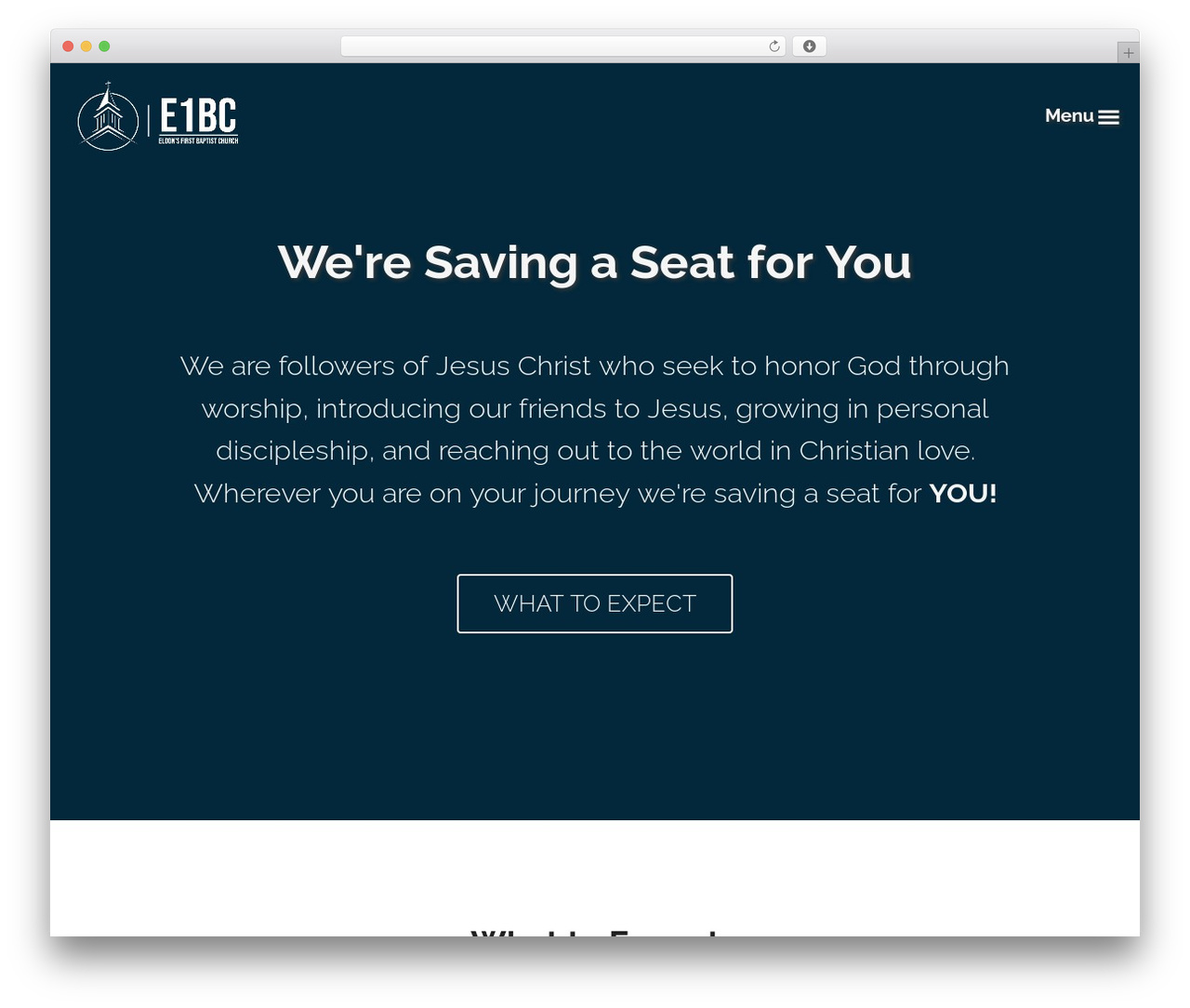 FBC Eldon theme WordPress - fbceldon.net