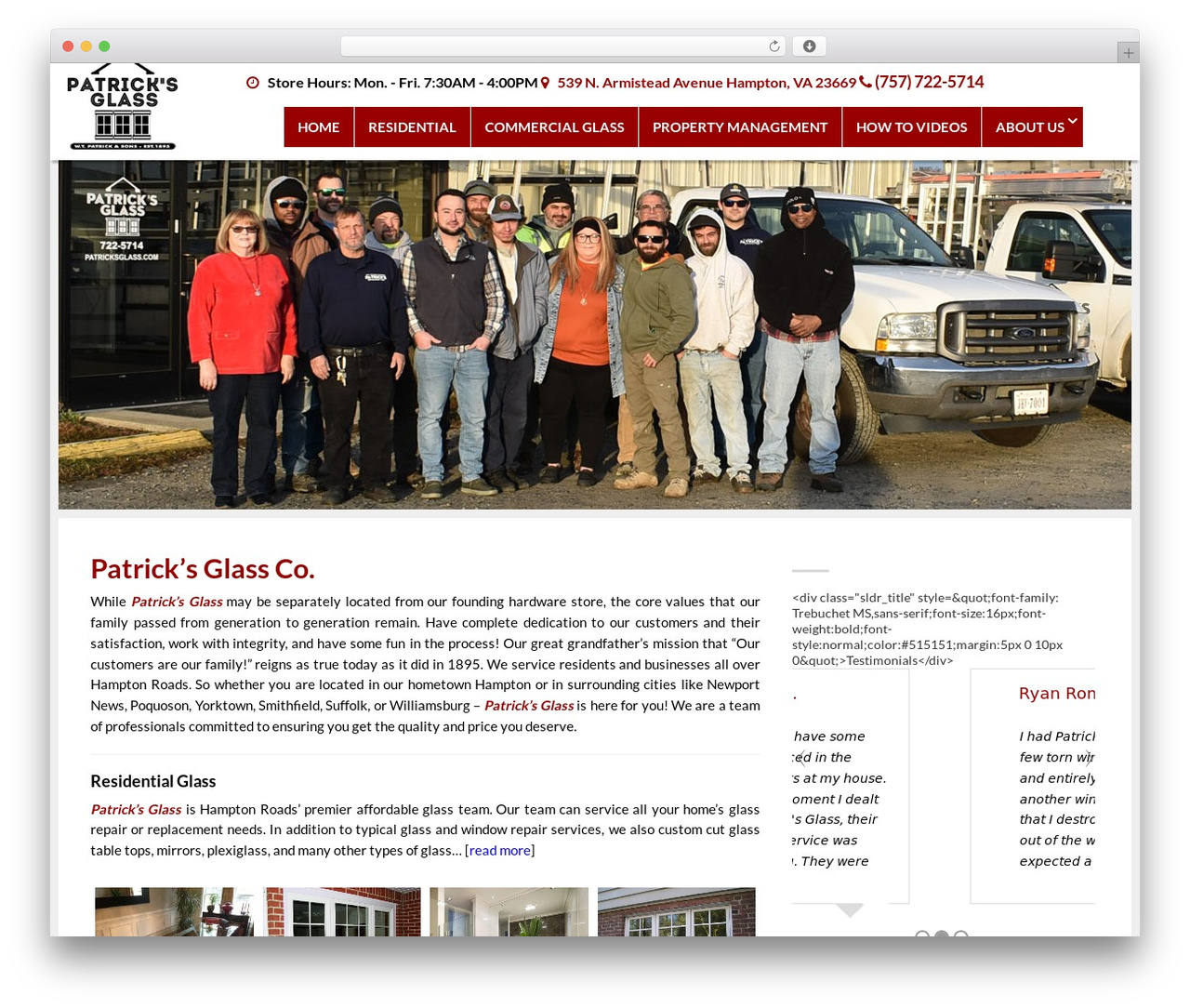 Forest WordPress store theme - patricksglass.com