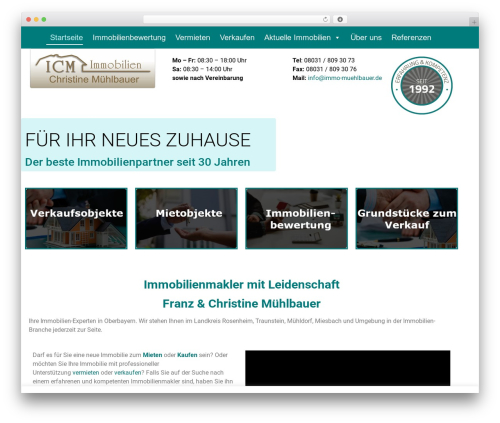 Free Property Valuation (Lead Generator) / Kostenlose Immobilienbewertung (kostenlose-immobilienbewertung-lead-generator) free WordPress plugin - immo-muehlbauer.de