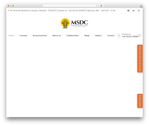 Quiklearn theme WordPress - msdcskills.org
