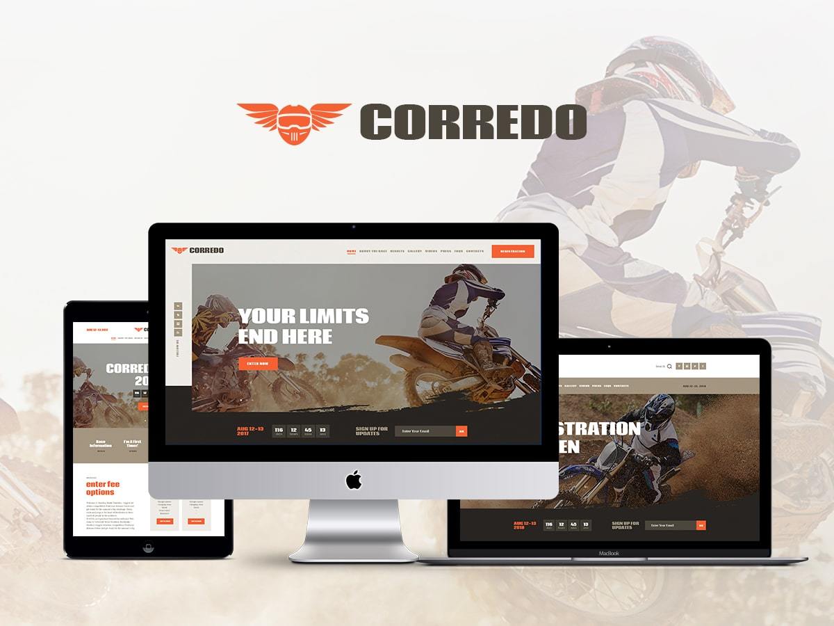 Theme WordPress Corredo