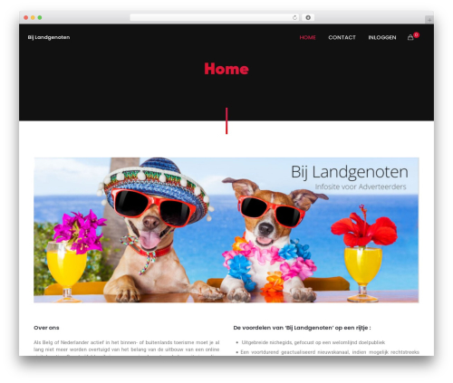 Iks menu pro WordPress plugin - bijlandgenoten.pro