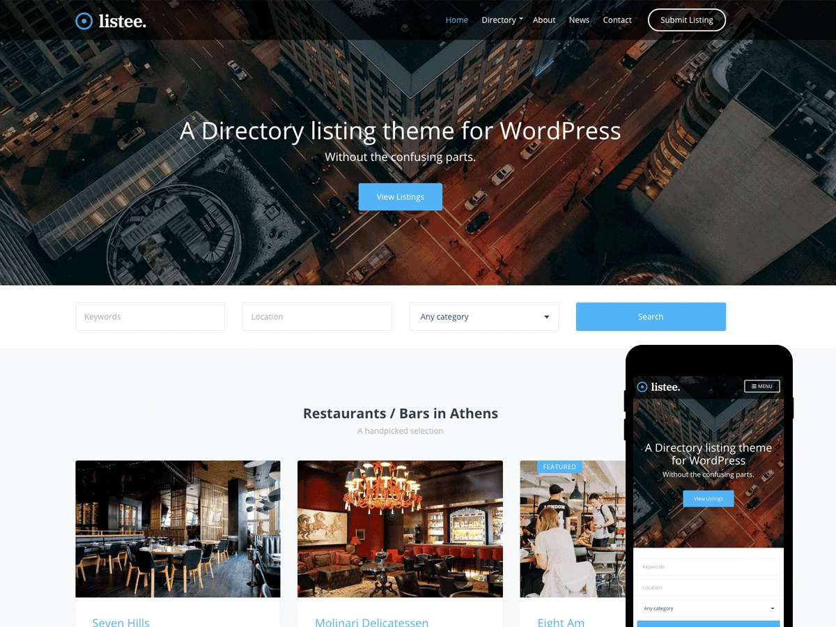 Theme WordPress Listee - Ignition Theme WordPress Listee - Ignition