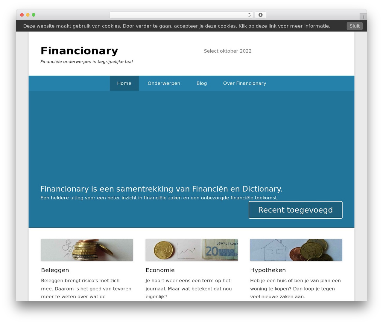WordPress theme Catch Kathmandu - financionary.nl