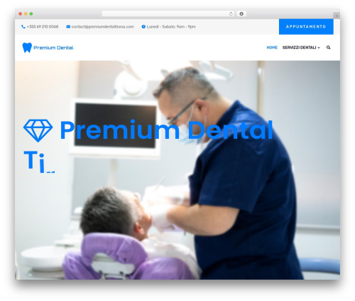 WordPress theme Timan - premiumdentaltirana.com