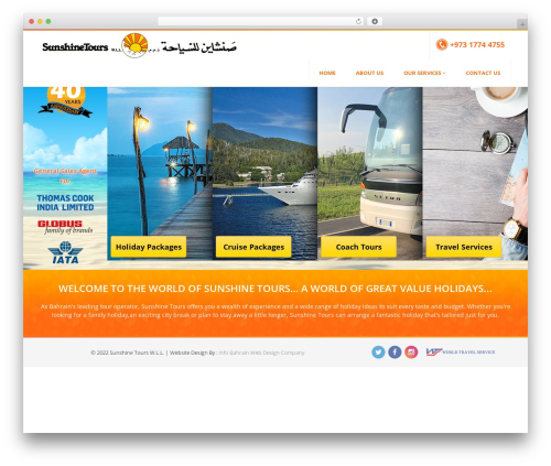 WordPress theme Torque - sunshinetoursbahrain.com