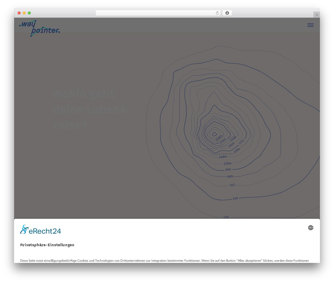 WordPress theme Waypointer - way-pointer.de