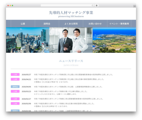 Base theme plugin WordPress plugin - pioneering-hr.jp